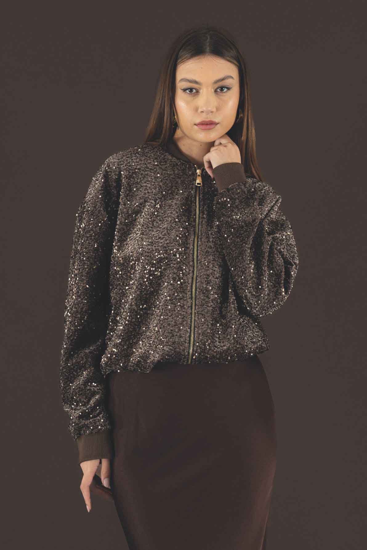 Chaqueta de la marca QGuapa Milano Marron